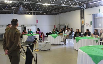 Escuela de Suboficiales S.O.M de Carabineros realizó taller en CEFOMIN para establecimientos educativos de Antofagasta