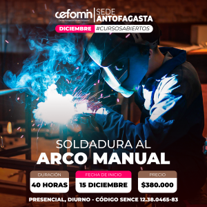 SOLDADURA AL ARCO MANUAL - 15 DICIEMBRE