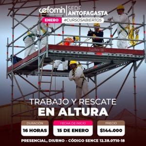 TRABAJO Y RESCATE EN ALTURAS - 15 ENERO