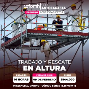 TRABAJO Y RESCATE EN ALTURAS - 09 DE FEBRERO