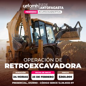 OPERACIÓN DE RETROEXCAVADORA - 23 DE FEBRERO
