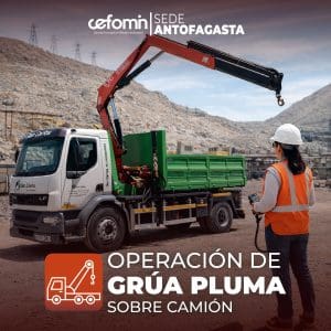 OPERACIÓN DE GRÚA PLUMA SOBRE CAMIÓN - 14 DE MAYO